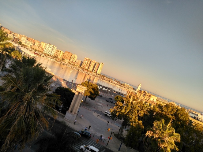 vistas desde Málaga